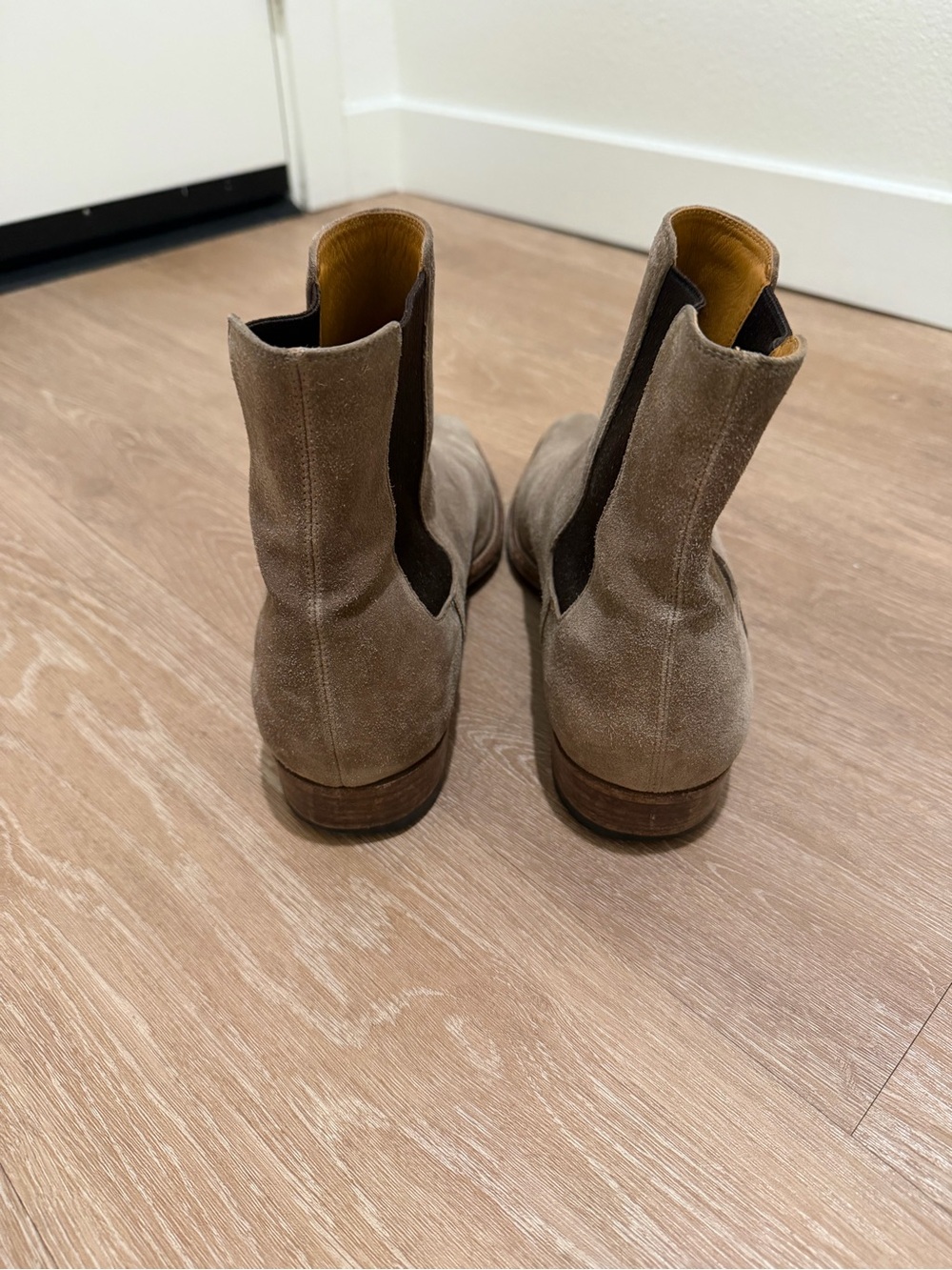 YSL Men’s Wyatt Boot Size 44 (US11) in Brown Suede - Picture 5 of 9